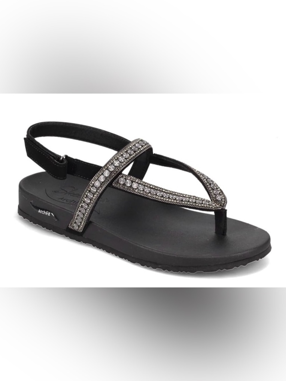 Skechers Women's, Arch Fit Valcro Closure Meditation Sandal size 7.5-8